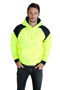 Picture of Ramo Men Shoulder Contrast Panel Hoodie - Workwear F303HPW