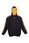 Picture of Ramo Mens Unbrushed Stripe Sleeve Hoodie F600HZ