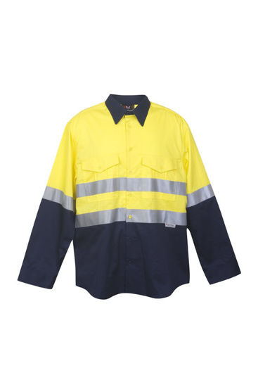 Picture of Ramo 100% Combed Cotton Drill Long Sleeve Shirt - 3M S007LP