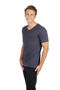 Picture of RAMO Men's  / Unisex Raw Cotton Wave  V Neck T-shirt T918TV