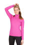 Picture of RAMO Womens Greatness Half Zip Mock Neck F389LD