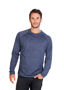 Picture of RAMO Men's / Unisex Greatness Heather Long Sleeve T-shirt T223LS