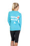 Picture of RAMO Womens Greatness Heather Long Sleeve T-shirt T223LD