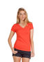 Picture of RAMO Womens Marl V-neck T-shirt T903LD