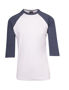 Picture of RAMO Men's / Unisex 3/4 Sleeve Raglan T-shirt T343RG