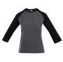 Picture of RAMO Women's 3/4 Sleeve Raglan T-shirt T231RL