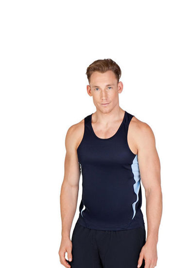 Picture of RAMO Mens Accelerator Cool Dry Singlet T448SG