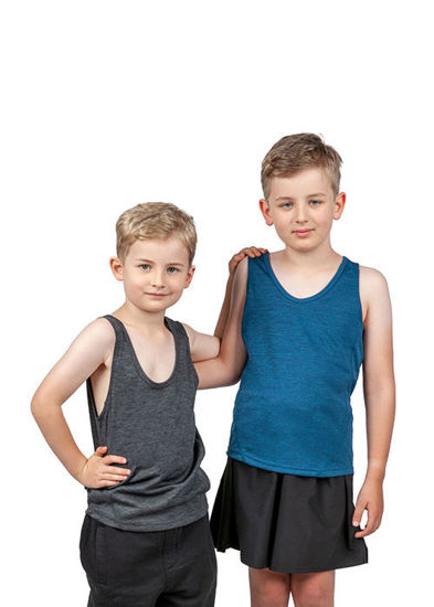 Picture of RAMO Kids' Challenger 100% polyester singlet T308SGM