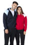 Picture of RAMO Mens Shoulder Contrast Zip Hoodie F303HZ