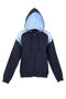 Picture of RAMO Womens/Juniors Shoulder Contrast  ZIP Hoodie FZ33UN