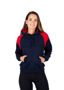 Picture of RAMO Womens/Juniors  Shoulder Contrast Panel Hoodie F303UN