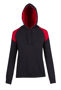 Picture of RAMO Womens/Juniors  Shoulder Contrast Panel Hoodie F303UN