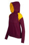 Picture of RAMO Womens/Juniors  Shoulder Contrast Panel Hoodie F303UN