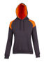 Picture of RAMO Womens/Juniors  Shoulder Contrast Panel Hoodie F303UN