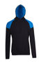 Picture of RAMO Mens Shoulder Contrast Panel Hoodie F303HP