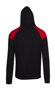 Picture of RAMO Mens Shoulder Contrast Panel Hoodie F303HP