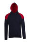 Picture of RAMO Mens Shoulder Contrast Panel Hoodie F303HP