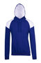 Picture of RAMO Mens Shoulder Contrast Panel Hoodie F303HP