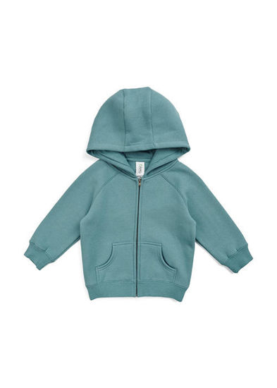 Picture of RAMO Babies Cotton Care Kangaroo Zip Pocket Hoodie F140ZZ