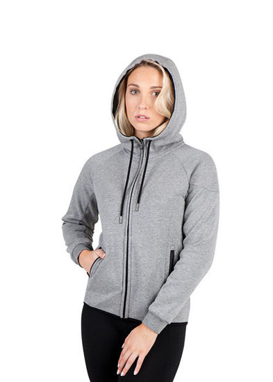 Picture of RAMO Womens/junior 320gsm Soft cotton/bonded polar fleece Hoodie F360UN