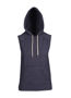 Picture of RAMO Womens/Junior Heather SLEEVELESS Hoodies - Greatness Range FP66UN