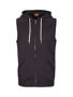 Picture of RAMO Mens Heather SLEEVELESS ZIP Hoodies - Greatness Range F770ZS