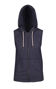 Picture of RAMO Womens/Junior Heather SLEEVELESS ZIP Hoodies - Greatness Range FZ77UN