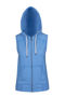 Picture of RAMO Womens/Junior Heather SLEEVELESS ZIP Hoodies - Greatness Range FZ77UN