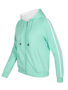 Picture of RAMO Womens/Junior stripe sleeves Hoodies F600UN