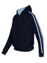 Picture of RAMO Womens/Junior stripe sleeves Hoodies F600UN