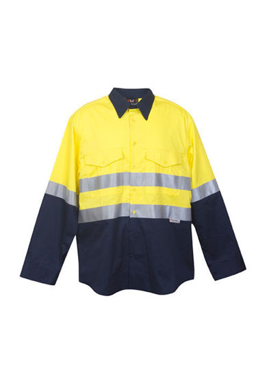 Picture of RAMO 100% Combed Cotton Drill Long Sleeve Shirt - 3M S007LP