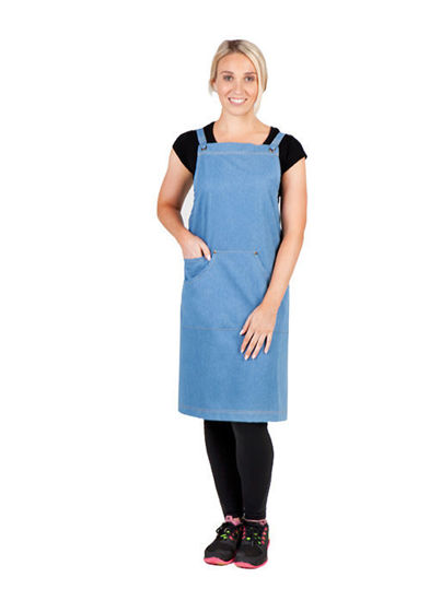 Picture of RAMO Full Body Cotton/Denim Apron AP703B