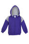 Picture of RAMO Kids Shoulder  Contrast Panel Hoodies with Zipper F335ZZ